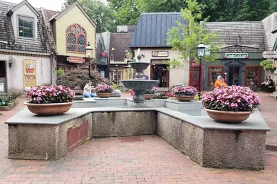 village shop fountain