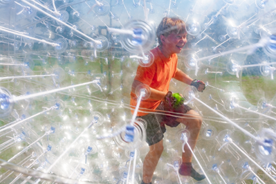 zorbing is one of the most unique things to do in Pigeon Forge